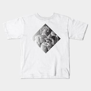 Michelangelo's David Chrome Kids T-Shirt